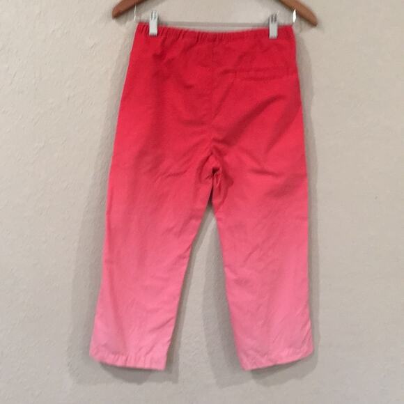 VTG Gap Girl 12 VINTAGE Ombre High Waisted Capri Pants 100% Cotton Hippie‎ Retro - Picture 3 of 13